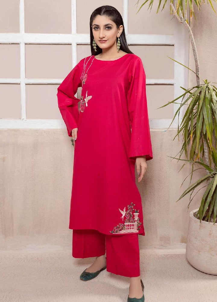 Log 'n' Tog Pret Embroidered Cotton 2 Piece Suit LNT23S Electric Orchid
