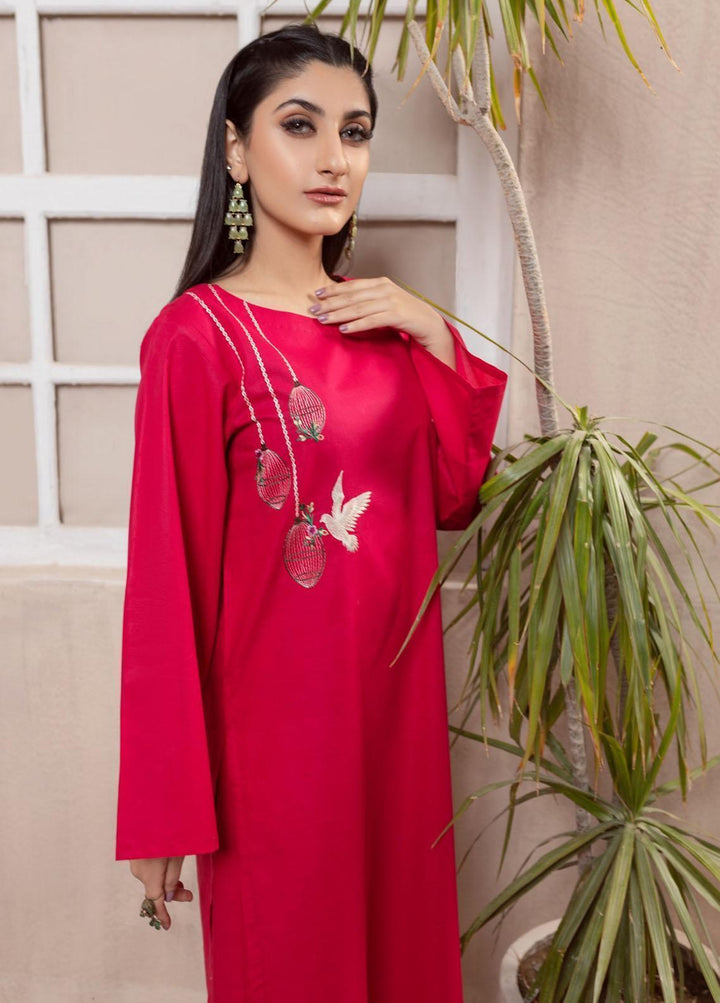 Log 'n' Tog Pret Embroidered Cotton 2 Piece Suit LNT23S Electric Orchid