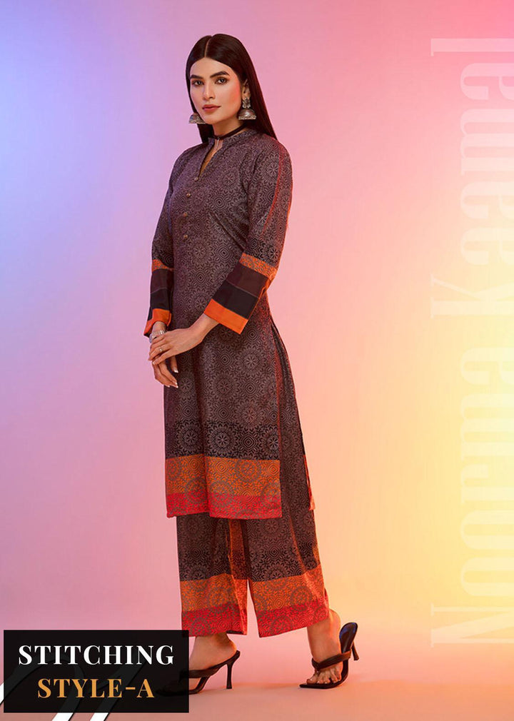 Look-a-Like By Noorma Kaamal Printed Silk Suits Unstitched 2 Piece NK22LL 01 - Casual Collection