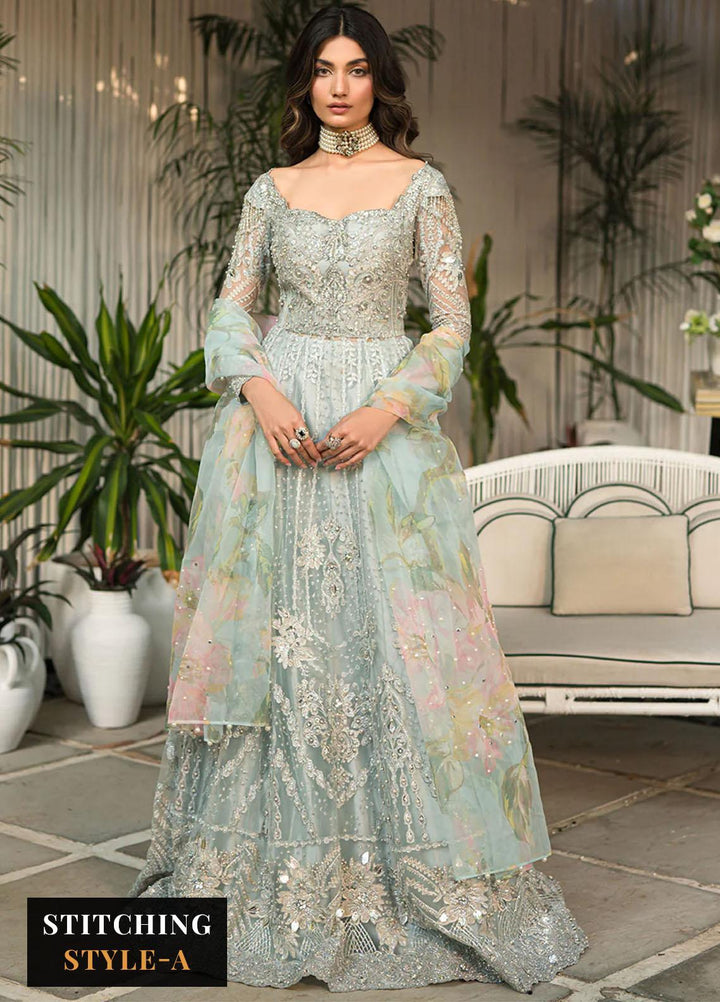 Lumiere By Saira Rizwan Embroidered Net Suits Unstitched 4 Piece SR23LF SR-07 Amu - Festive Collection
