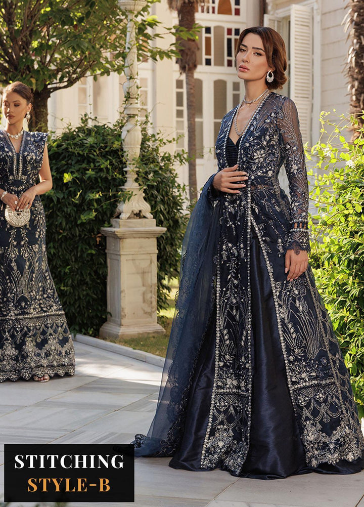 Lumiere By Saira Rizwan Embroidered Organza Suits Unstitched 4 Piece SR23LF SR-08 Shay - Festive Collection