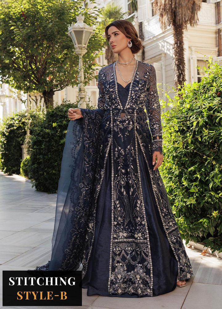 Lumiere By Saira Rizwan Embroidered Organza Suits Unstitched 4 Piece SR23LF SR-08 Shay - Festive Collection