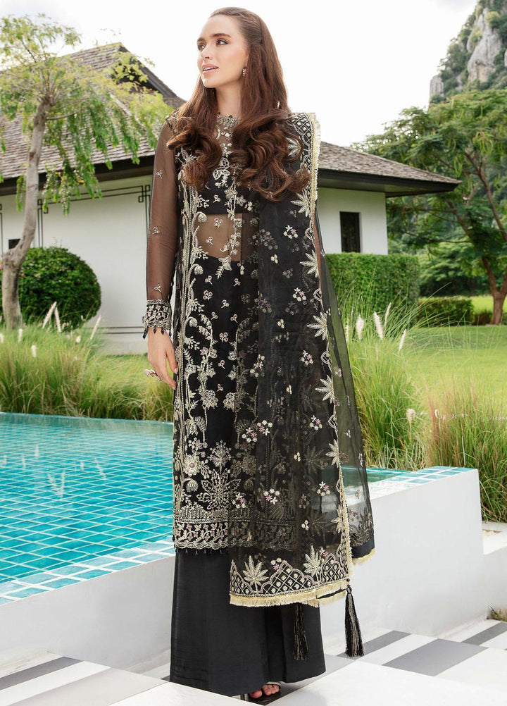 Luminous By Saad Shaikh Embroidered Organza Suits Unstitched 4 Piece SSK23L Fleur - Formal Collection