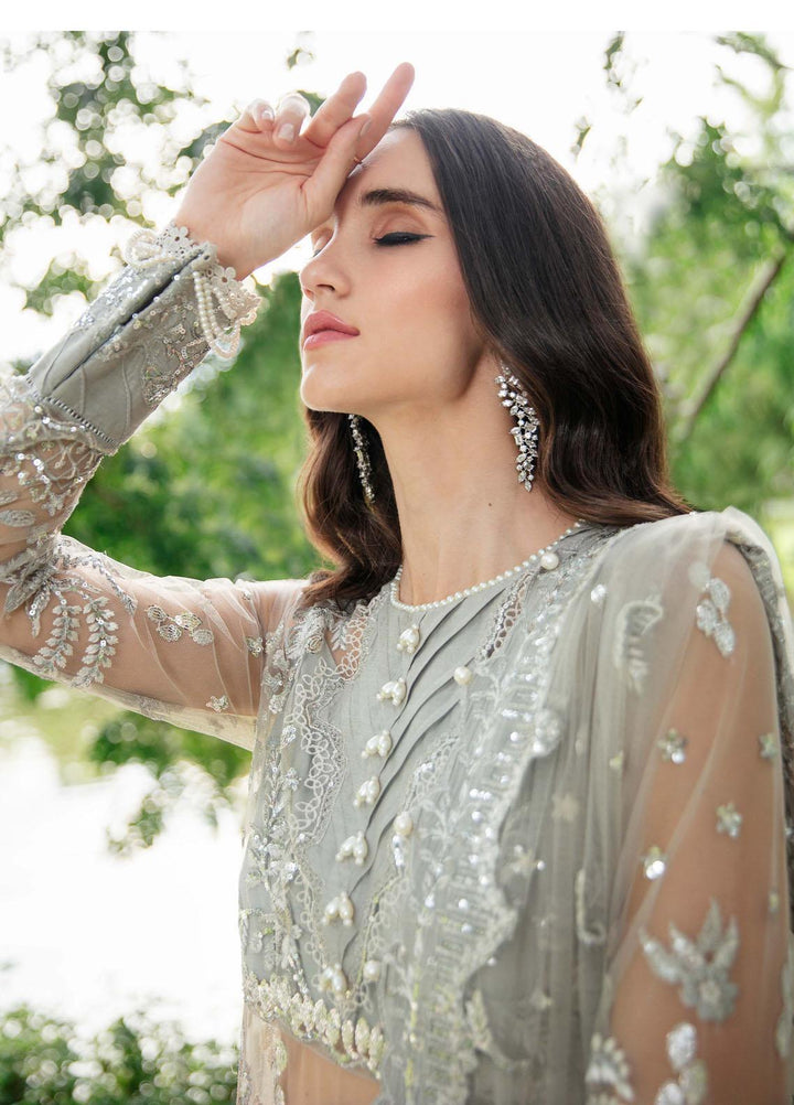 Luminous By Saad Shaikh Embroidered Net Suits Unstitched 4 Piece SSK23L Ilana - Formal Collection