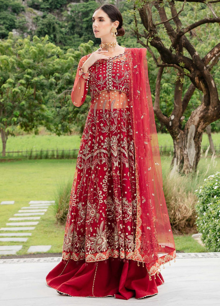 Luminous By Saad Shaikh Embroidered Net Suits Unstitched 4 Piece SSK23L Livia - Formal Collection
