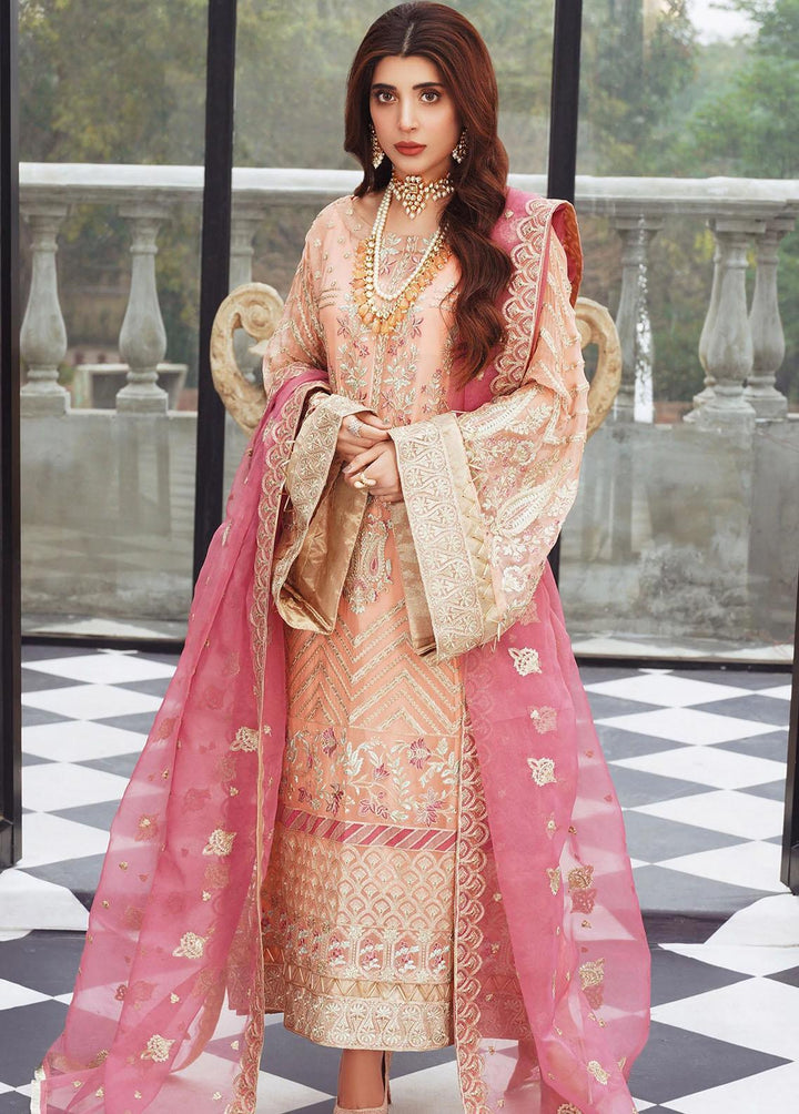 Lussoro Pret Embroidered Chiffon 3 Piece LR22CA L-01 Laia