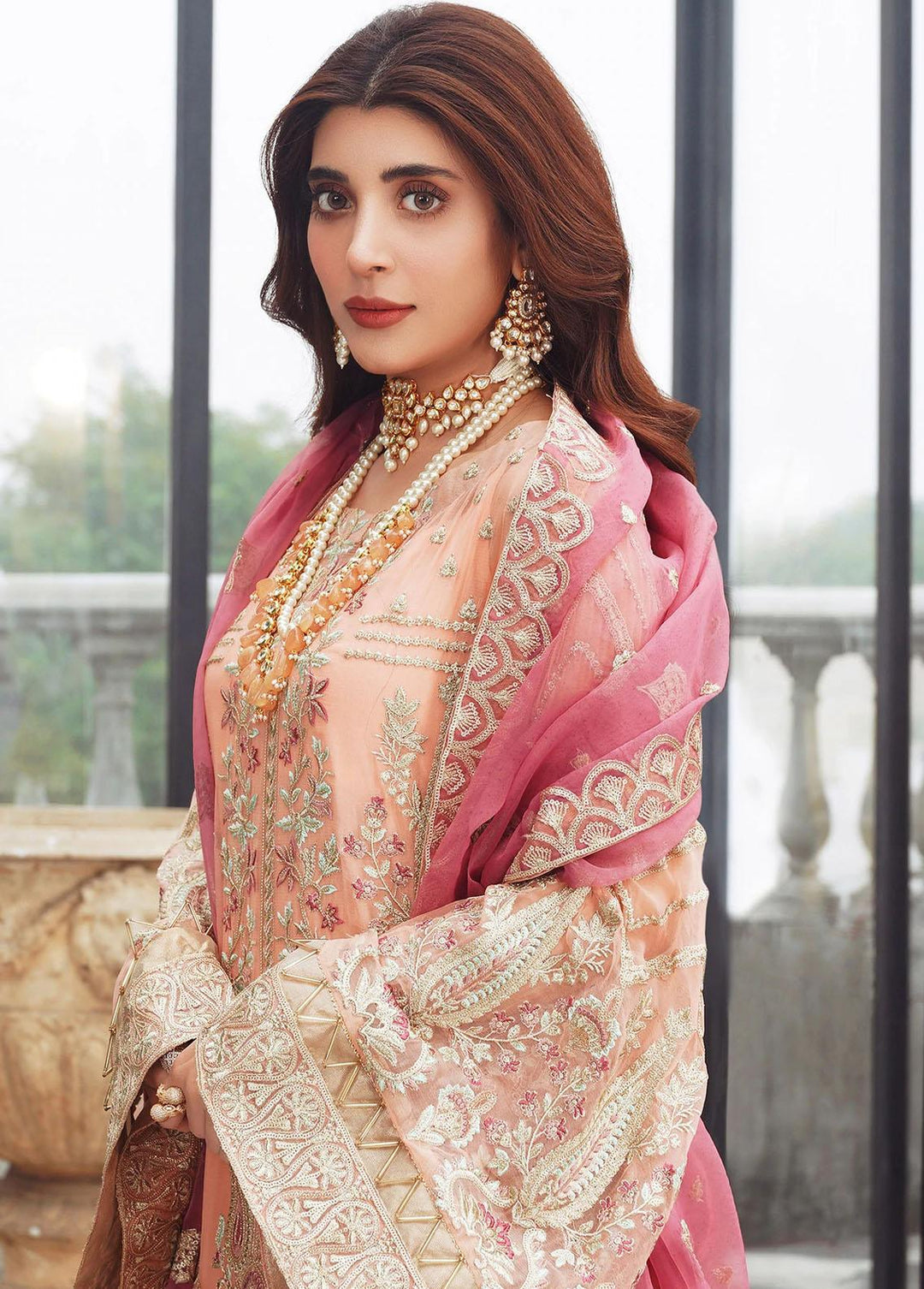Lussoro Pret Embroidered Chiffon 3 Piece LR22CA L-01 Laia