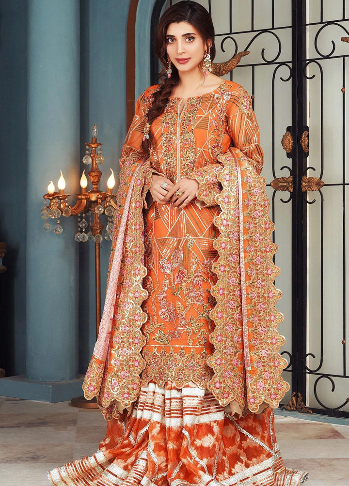 Lussoro Pret Embroidered Organza 3 Piece LR22CA L-04 Renee
