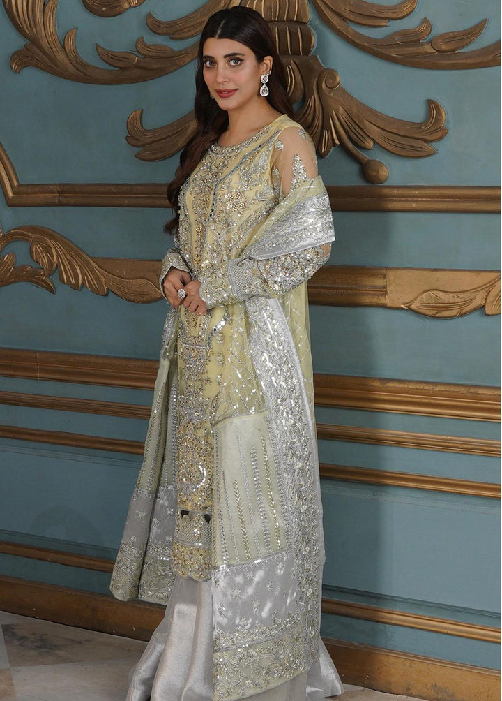Lussoro Pret Embroidered Net 3 Piece LR22CA L-08 Meline