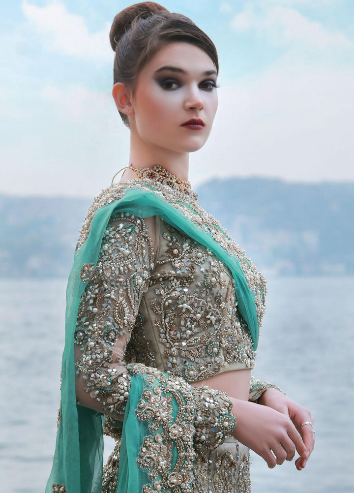 Lussoro Luxury Pret  Organza 3 Piece Dress LR22VN RA-012