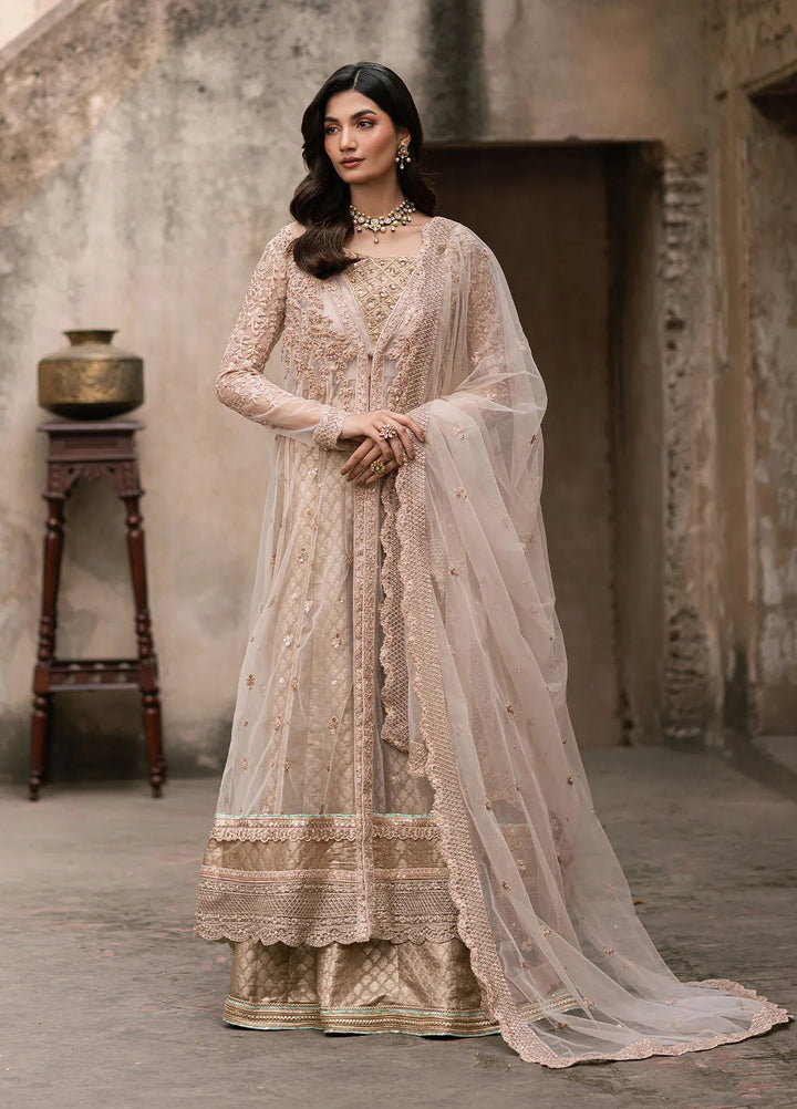 Luxe by Azure Embroidered Chiffon Suit Unstitched 3 Piece AZU24L Ethereal Majesty - Formal Collection