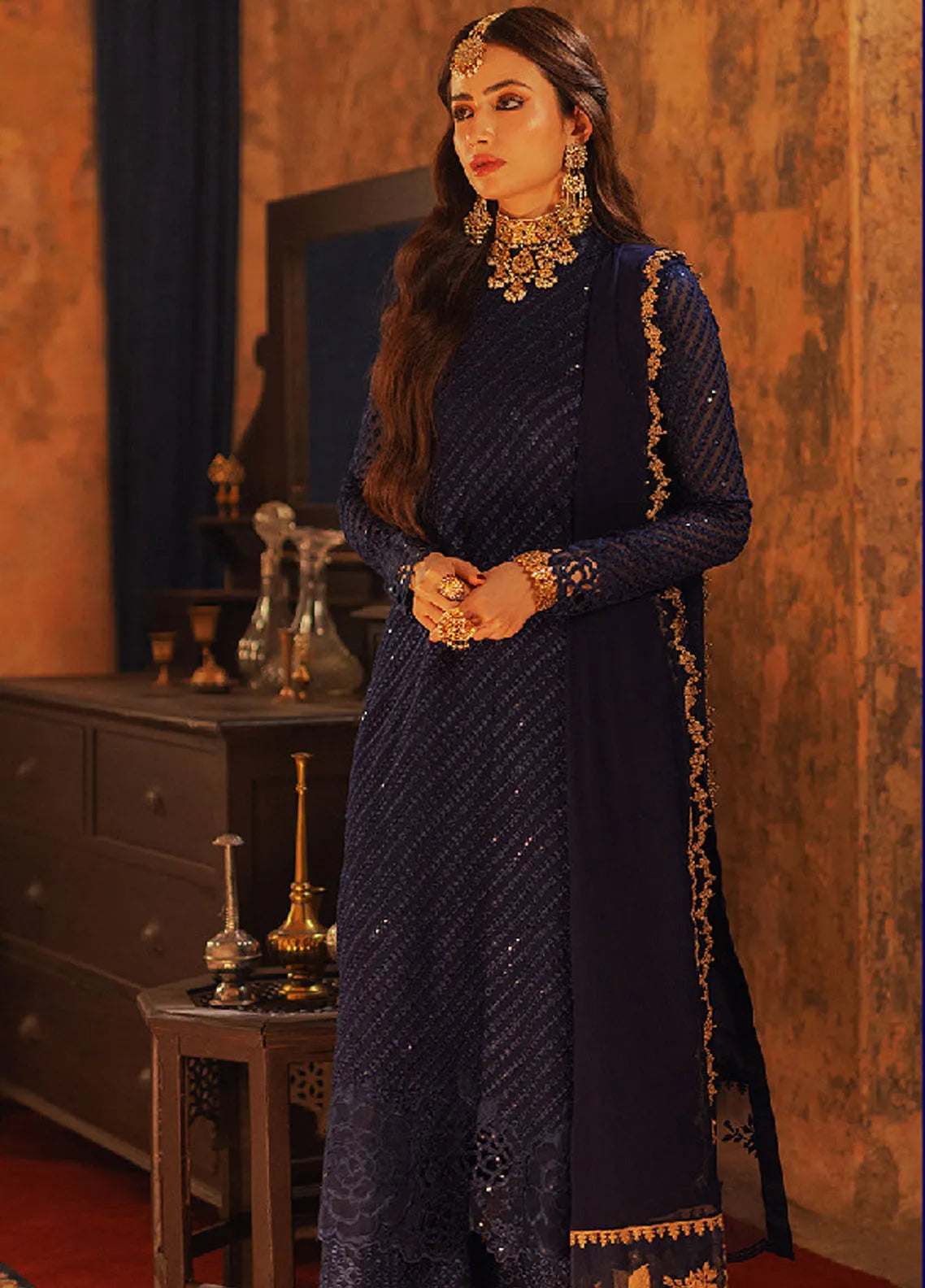Luxe by Azure Embroidered Chiffon Suits Unstitched 3 Piece AZU24LE ASAS ...
