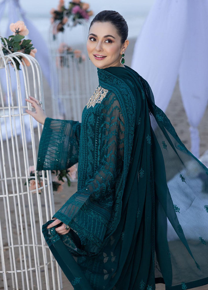 Luxe By Azure Embroidered  Suits Unstitched 3 Piece AZU23LX AS-110  Jasper Shine - Eid Collection