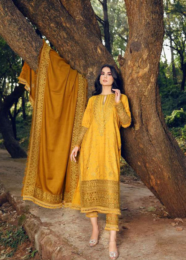 Lyla Embroidered  Suits Unstitched 3 Piece LY22W D-5 - Winter Collection