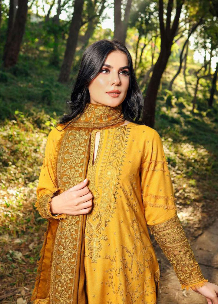 Lyla Embroidered  Suits Unstitched 3 Piece LY22W D-5 - Winter Collection