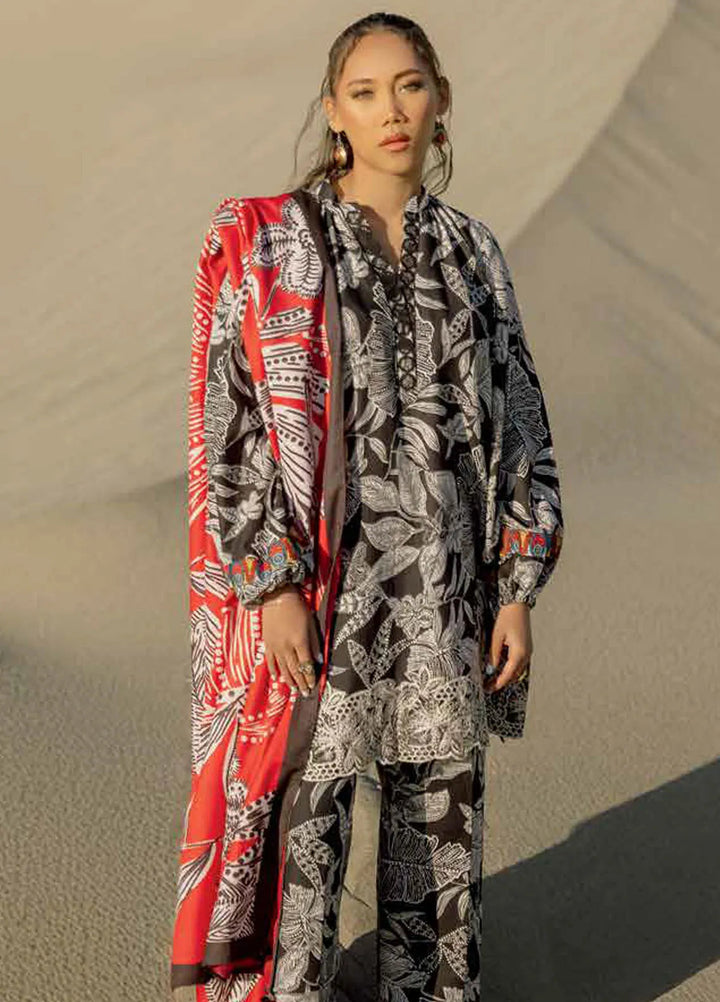 M Basics by Maria B Printed Khaddar Suits Unstitched 3 Piece MB24MB D-09 B - Winter Collection