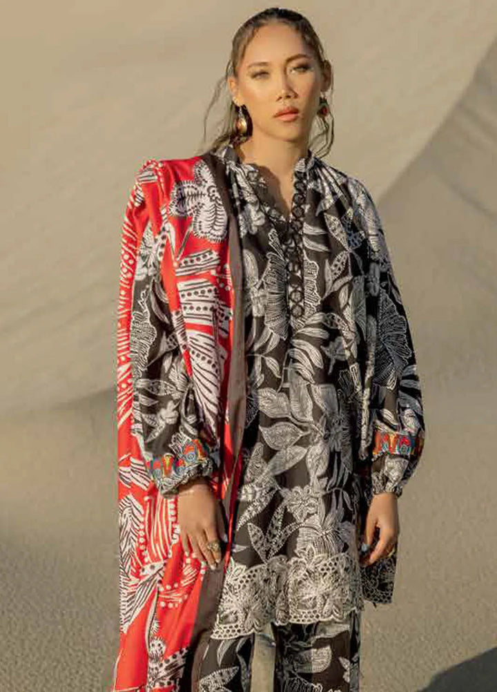 M Basics by Maria B Printed Khaddar Suits Unstitched 3 Piece MB24MB D-09 B - Winter Collection