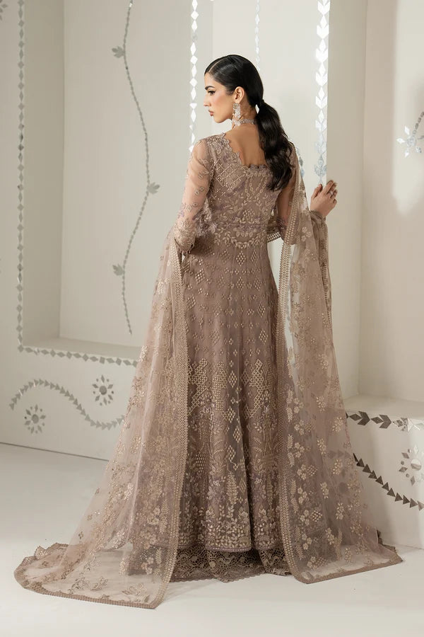 Shehnai by Lavish Premium Unstitched Embroidered Organza 3 Piece Suit LVP26USO SH-07 MAHVEEN - Wedding Collection