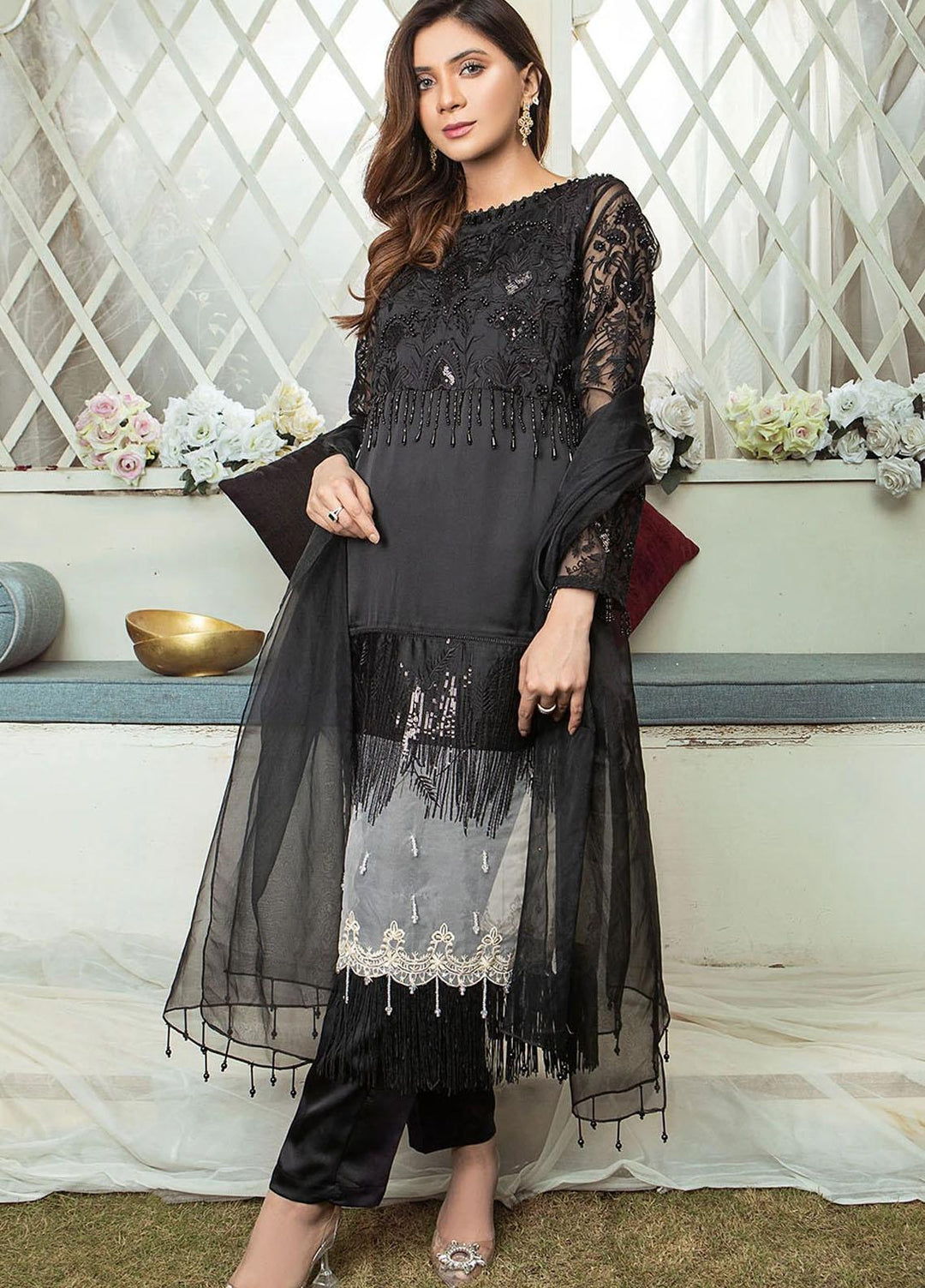 Madame Luxury Pret  Silk 3 Piece Suit MDM21NP 2434