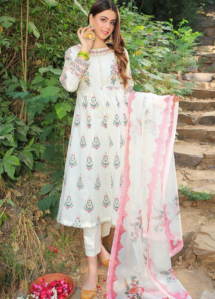 Madame Pret Eid Collection 2022 Pret Embroidered Lawn 3 Piece MDM22PE 2487