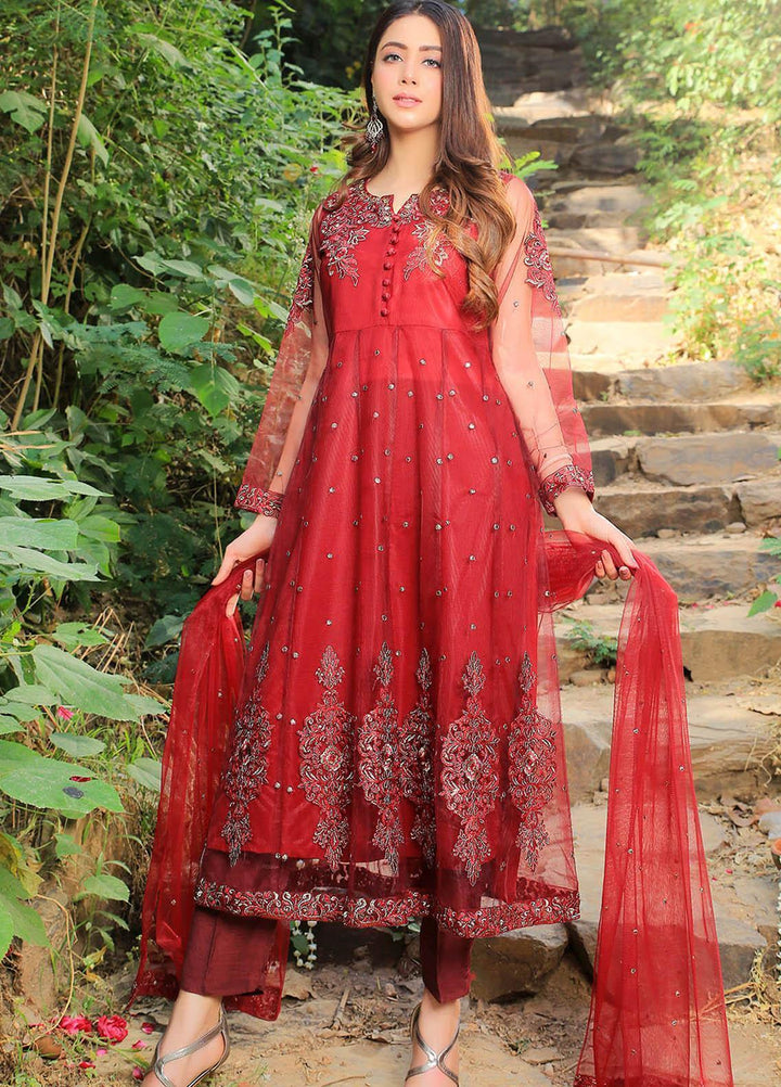 Madame Pret Eid Collection 2022 Pret Embroidered Net 3 Piece MDM22PE 2486