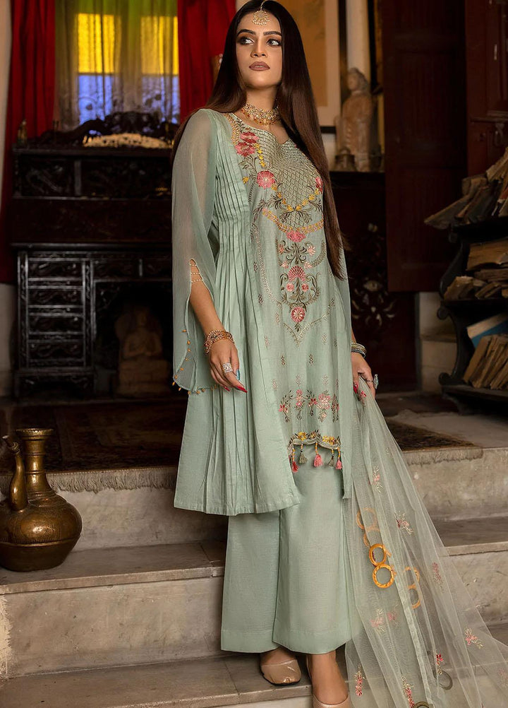 Madame Pret Embroidered Cotton 3 Piece MDM22PE 2497