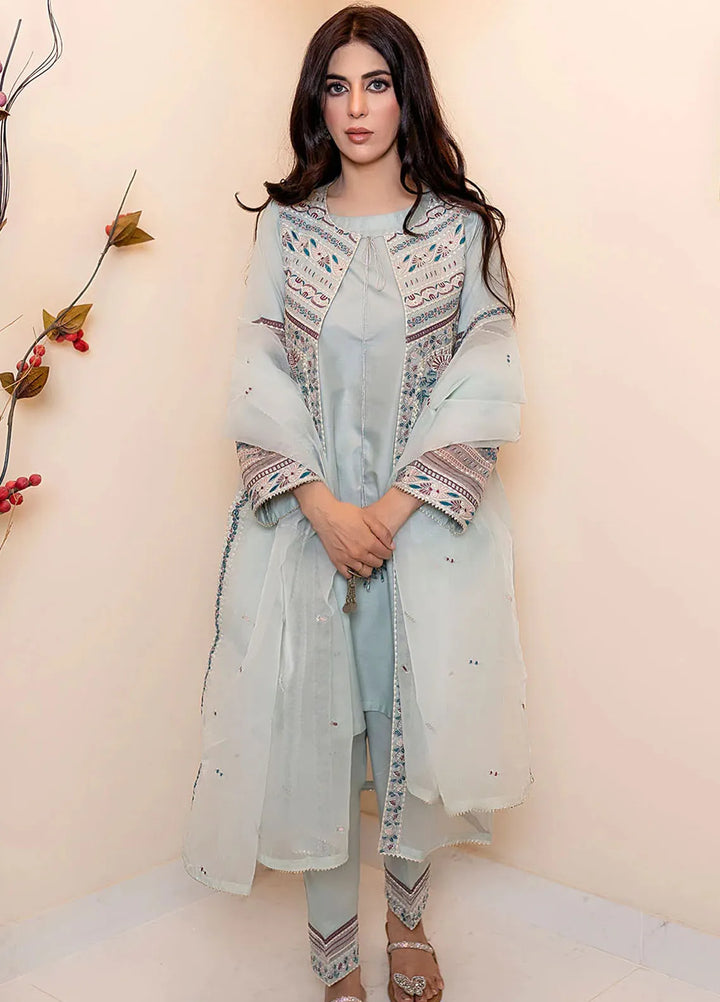 Madame Pret Embroidered Organza 4 Piece 2696