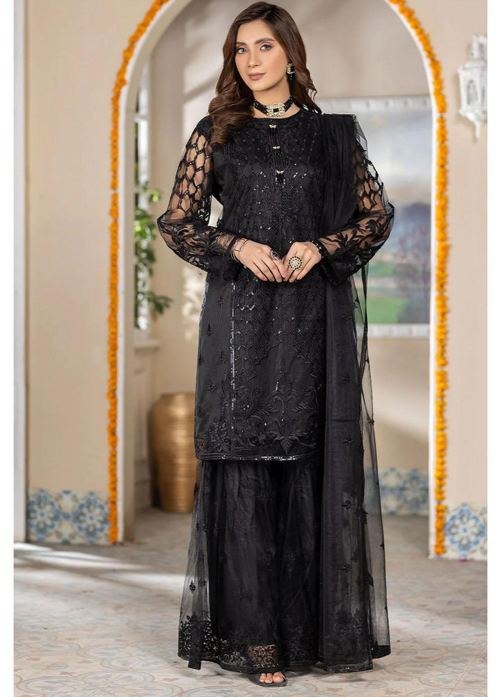 Madame Luxury Pret  Net 3 Piece Suit 2535