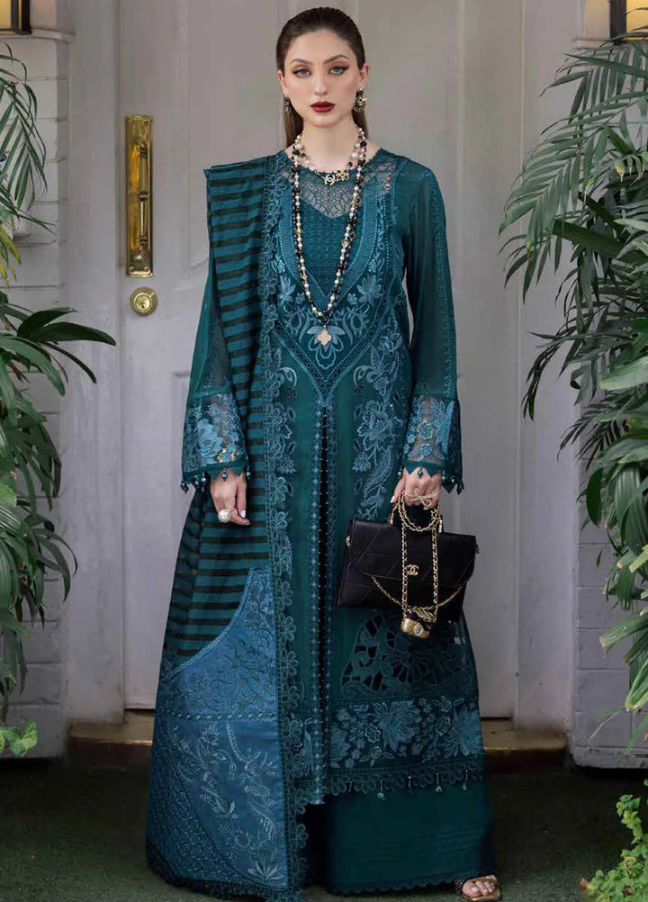 Mademoiselle By Nureh Embroidered Swiss Voil Suit Unstitched 3 Piece NU24MD NE-82 - Summer Collection