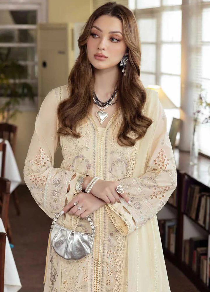 Mademoiselle By Nureh Embroidered Swiss Voil Suit Unstitched 3 Piece NU24MD NE-85 - Summer Collection