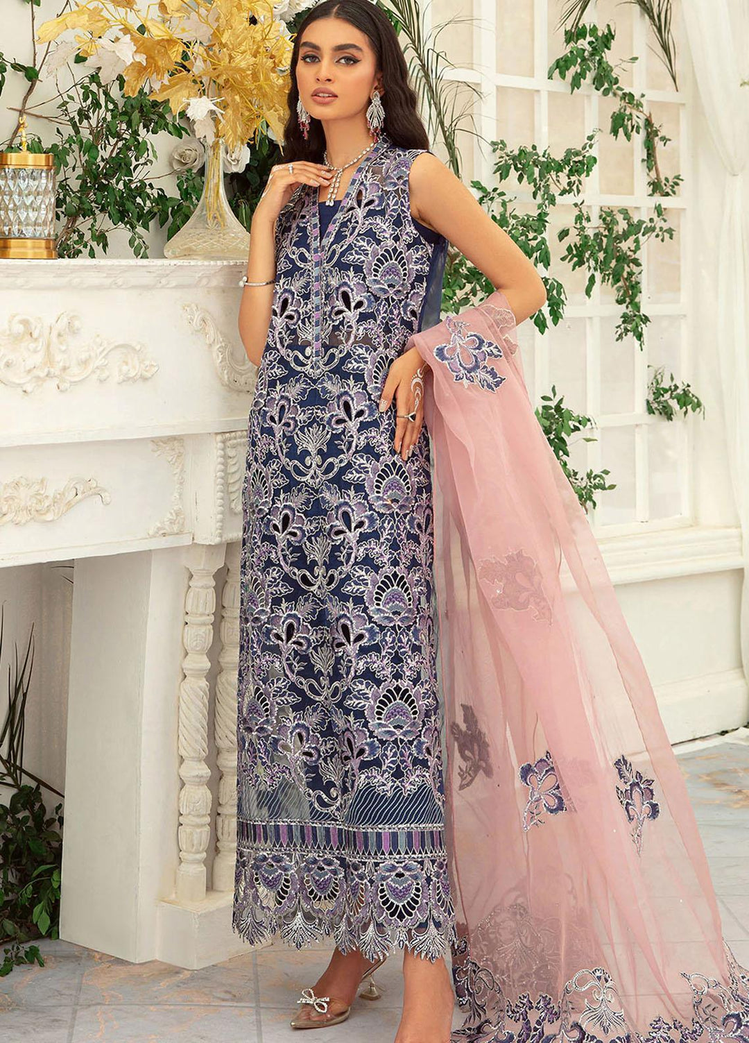 Vanya Pret Embroidered Organza 4 Piece VY22MM MM-18