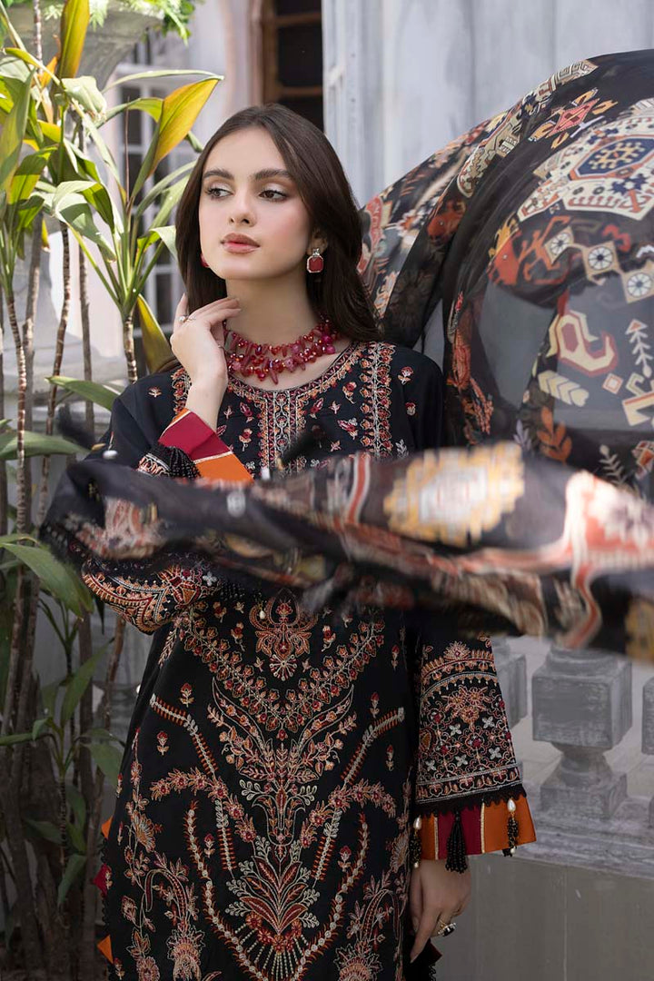 Husn E Adaa by Maham Sultan Unstitched Embroidered Lawn 3 Piece Suit MS26UHA Mahrukh - Lawn Collection