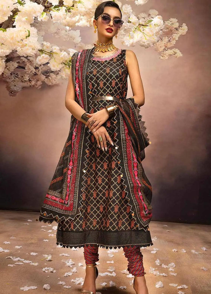 Maharani Muse By Gul Ahmed Embroidered Lawn Suits Unstitched 3 Piece GA23MM CN-32027 - Festive Collection