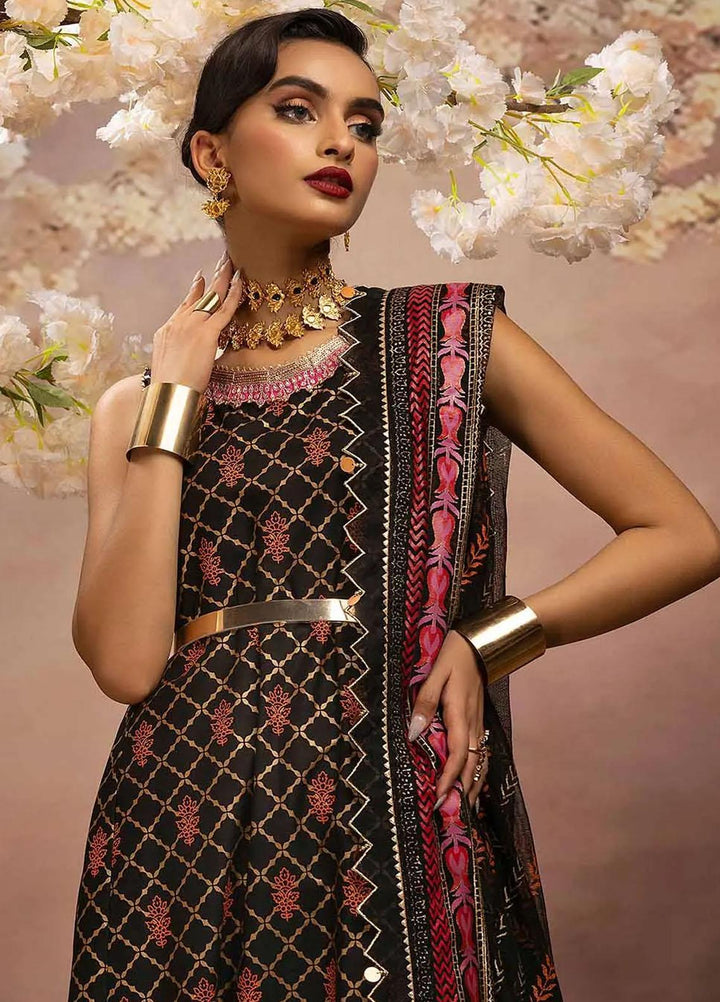 Maharani Muse By Gul Ahmed Embroidered Lawn Suits Unstitched 3 Piece GA23MM CN-32027 - Festive Collection