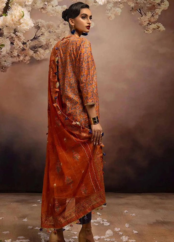 Maharani Muse By Gul Ahmed Embroidered Lawn Suits Unstitched 3 Piece GA23MM CN-32028 - Festive Collection