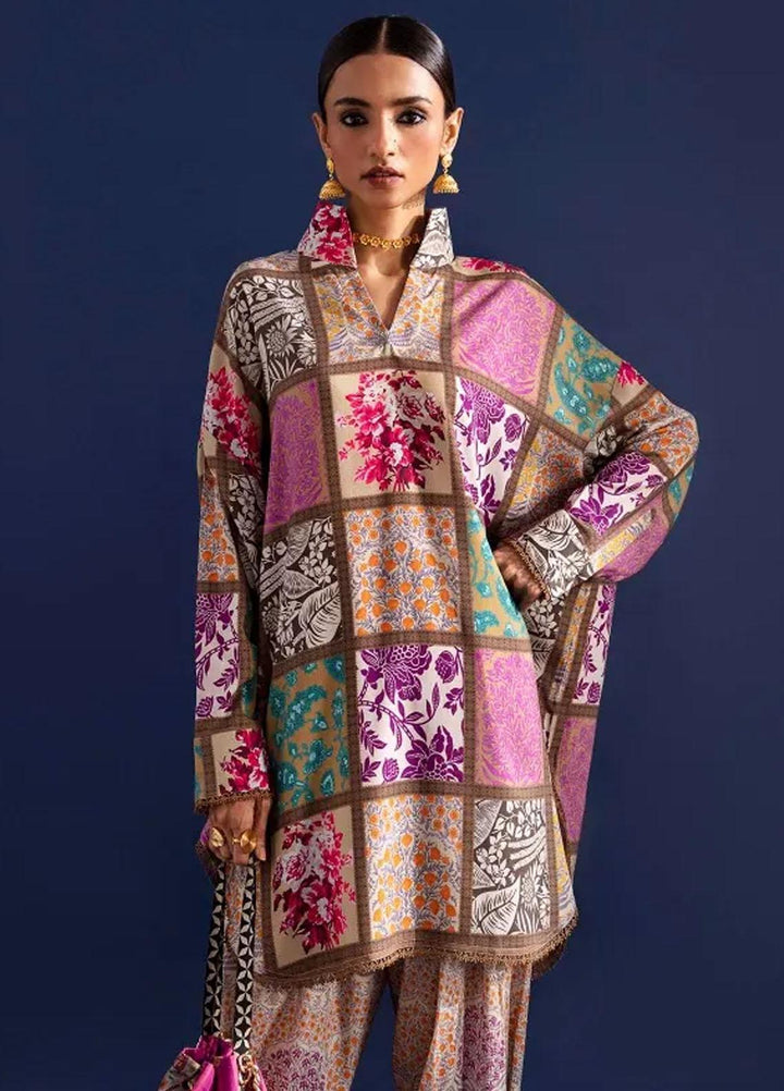 Mahay By Sana Safinaz Printed Linen Suits Unstitched 2 Piece SS23MHW 25A - Winter Collection