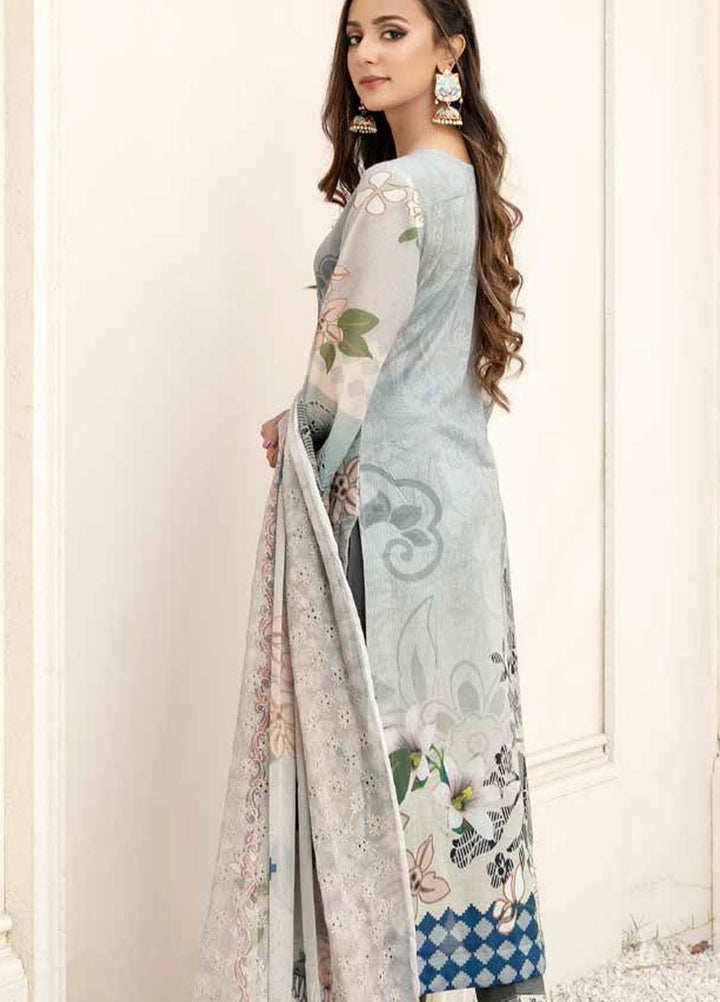 Mahee's By Riaz Arts Embroidered Lawn Suits Unstitched 3 Piece RA21-M12 08 - Summer Collection