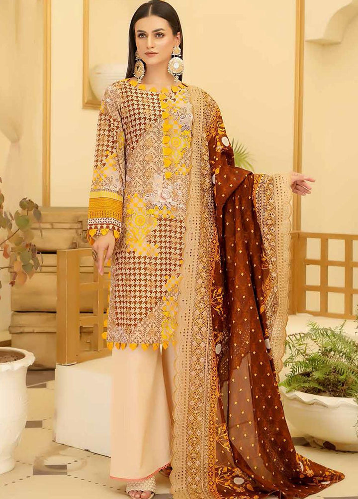 Mahee's by Riaz Arts Embroidered Lawn Suits Unstitched 3 Piece RA21-M13 ML-05 - Summer Collection