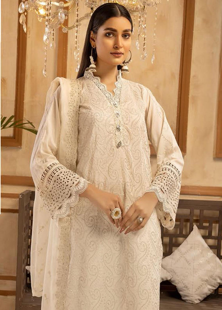 Mahee's By Riaz Arts Embroidered Lawn Suits Unstitched 3 Piece RA22M 14 - Summer Collection