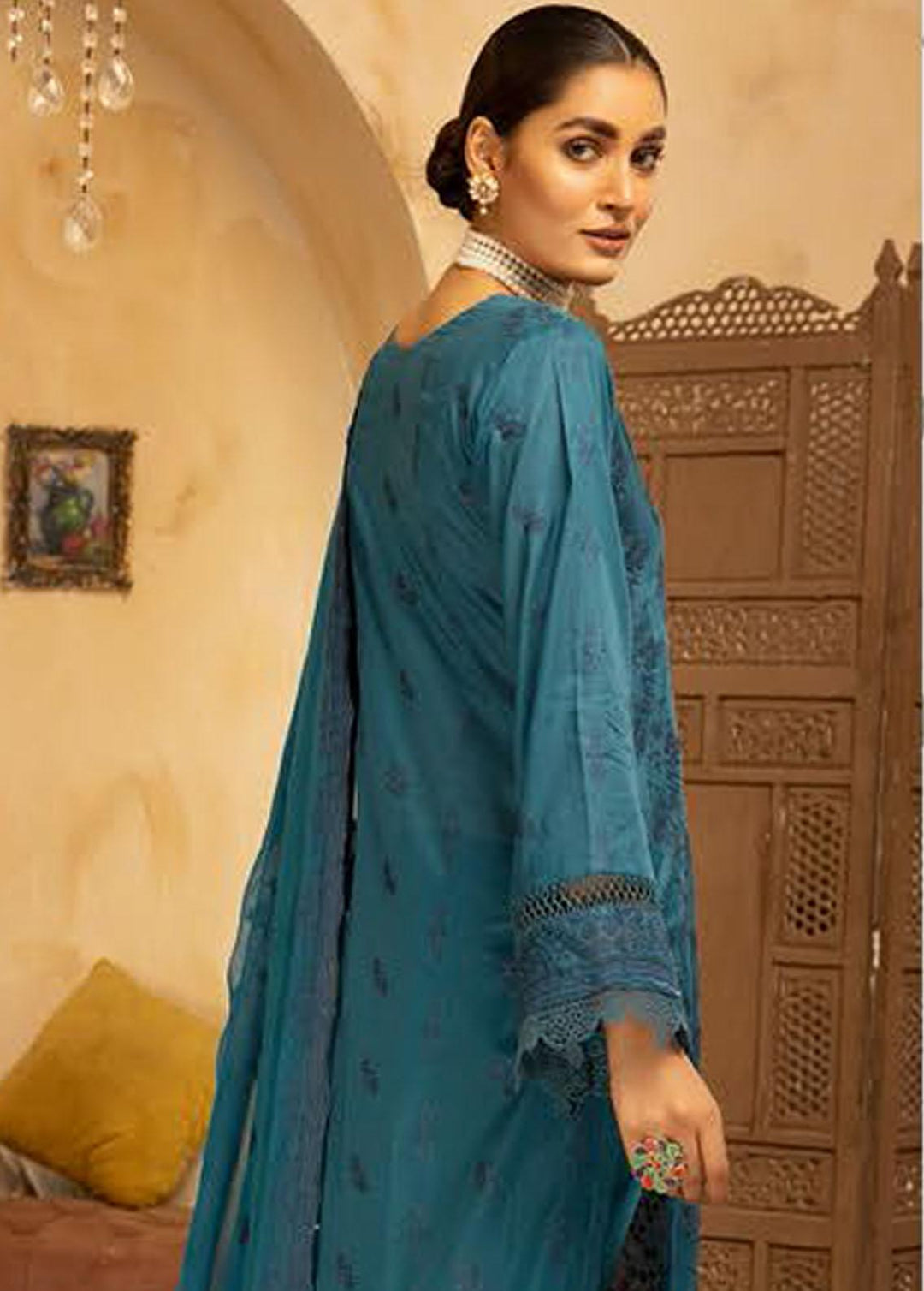 Mahee's By Riaz Arts Embroidered Lawn Suits Unstitched 3 Piece RA22M 03 - Summer Collection