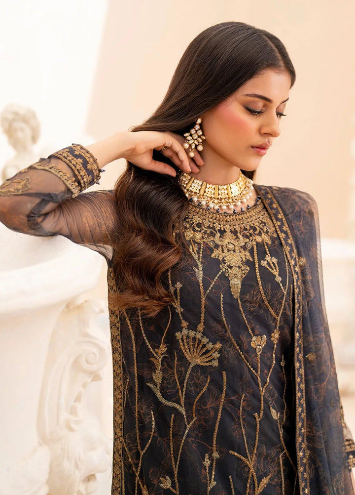 Maheer by Zarif Embroidered Net Suits Unstitched 3 Piece ZF24MH ZMU 05 Selene - Formals Collection