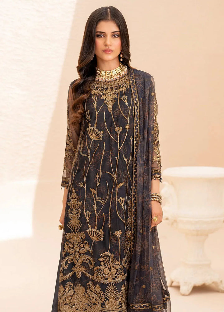 Maheer by Zarif Embroidered Net Suits Unstitched 3 Piece ZF24MH ZMU 05 Selene - Formals Collection