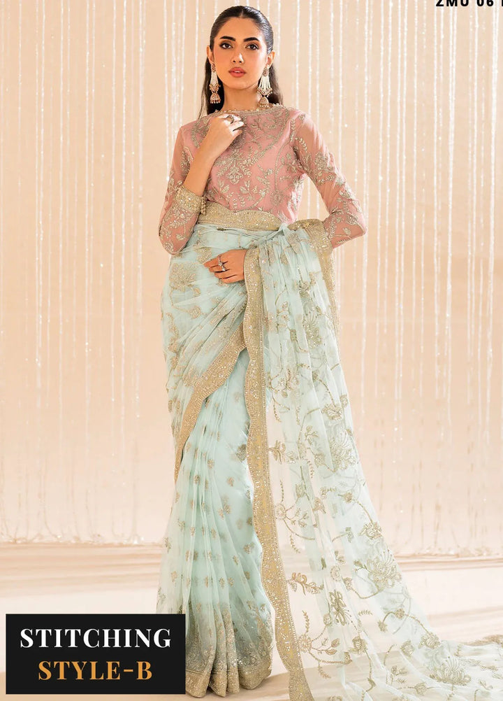 Maheer by Zarif Embroidered Net Suits Unstitched 3 Piece ZF24MH ZMU 06 Esme - Formals Collection