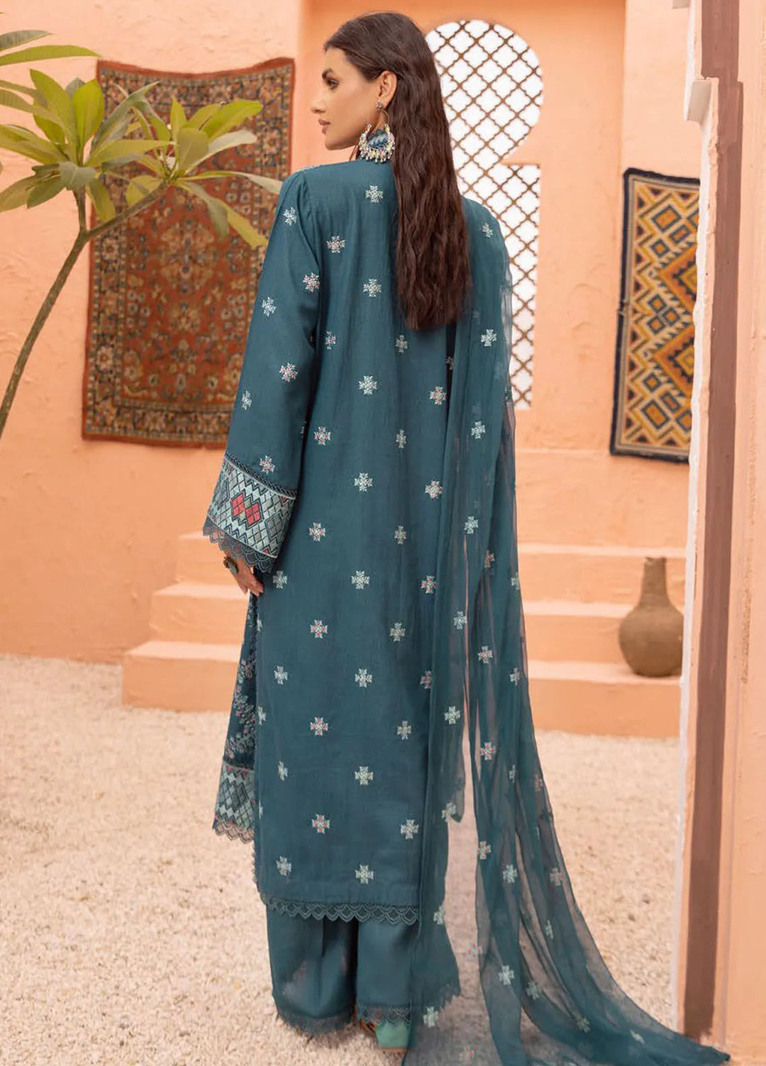 Mahees By Riaz Arts Embroidered Karandi Suit Unstitched 3 Piece RA24M9 D-04 - Winter Collection