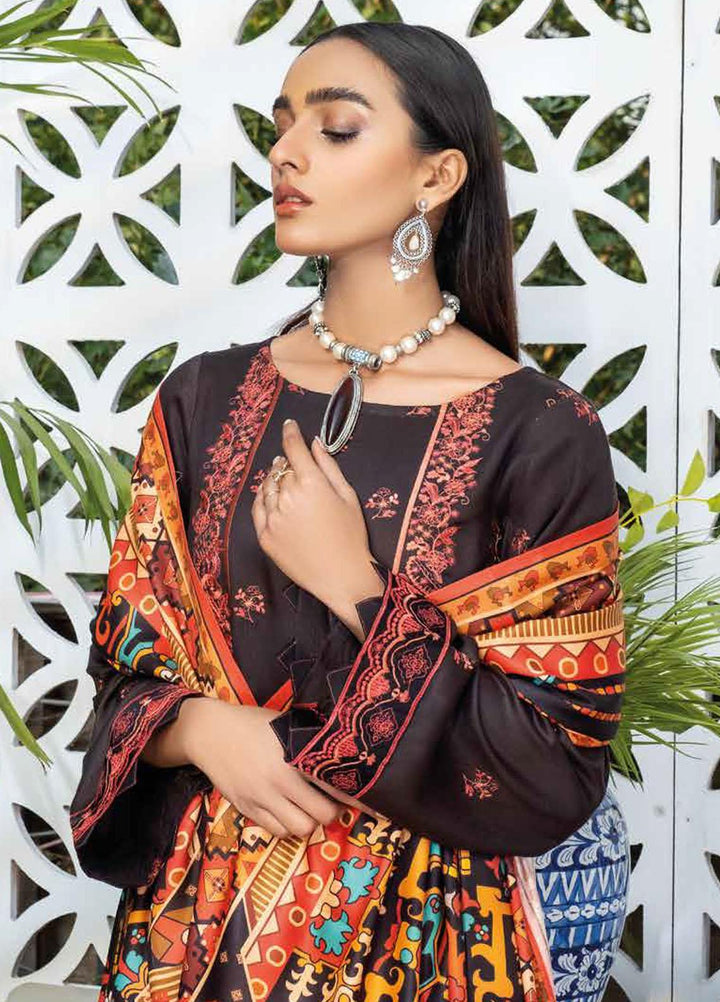 Mahi By Rang Rasiya Embroidered Cottel Linen Suits Unstitched 3 Piece RR21M 02 Treesa - Winter Collection