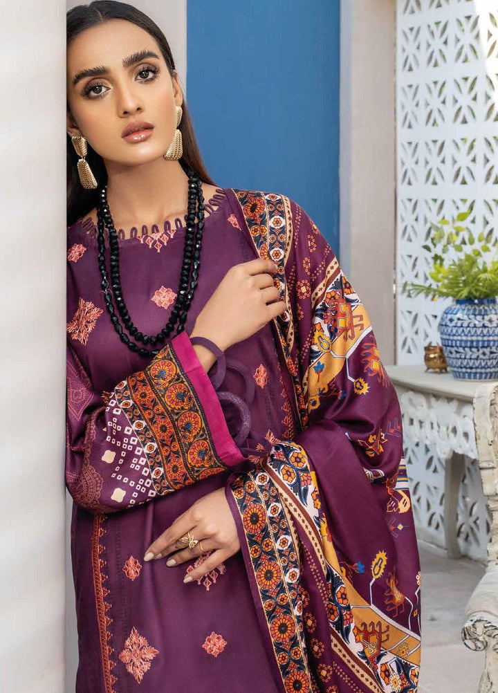 Mahi By Rang Rasiya Embroidered Cottel Linen Suits Unstitched 3 Piece RR21M 04 Lisa - Winter Collection