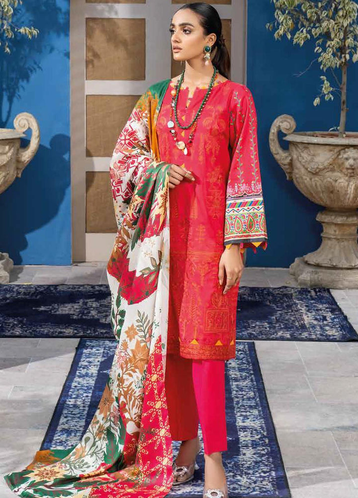 Mahi By Rang Rasiya Embroidered Cottel Linen Suits Unstitched 3 Piece RR21M 07 Niche - Winter Collection