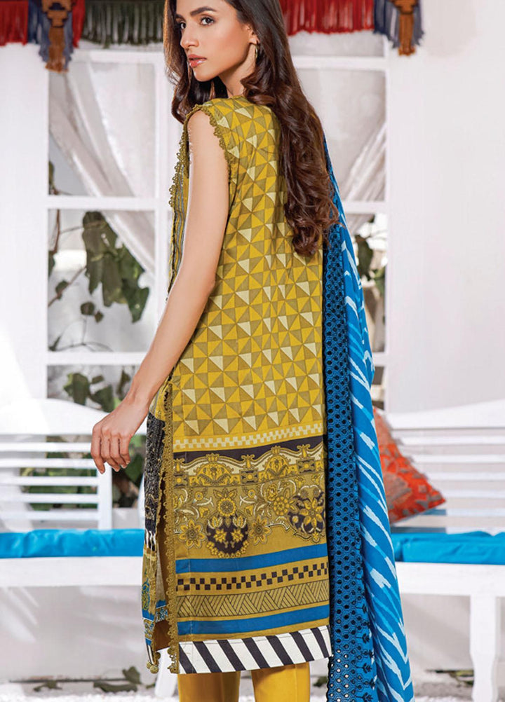 Mahnoor by Al Zohaib Embroidered Chikankari Suits Unstitched 3 Piece AZ21M 02A - Summer Collection