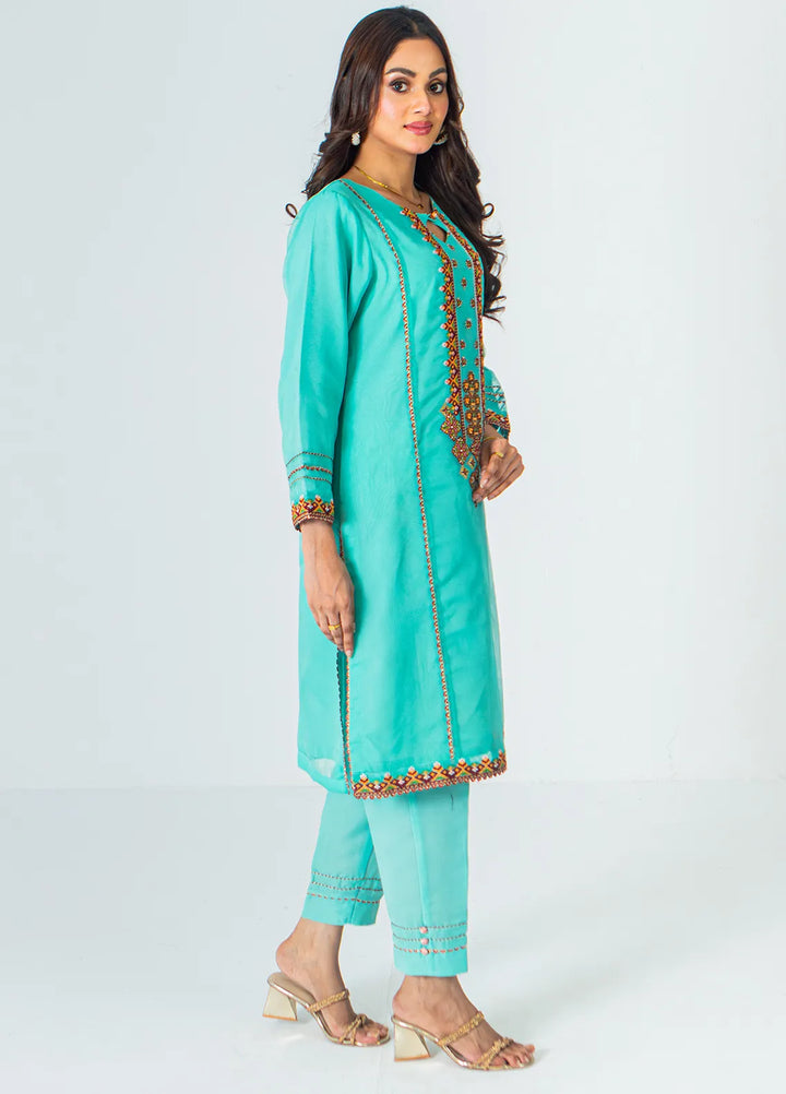Mahnoor Ejaaz Pret Embroidered Organza 3 Piece Suit MELP-SH-002