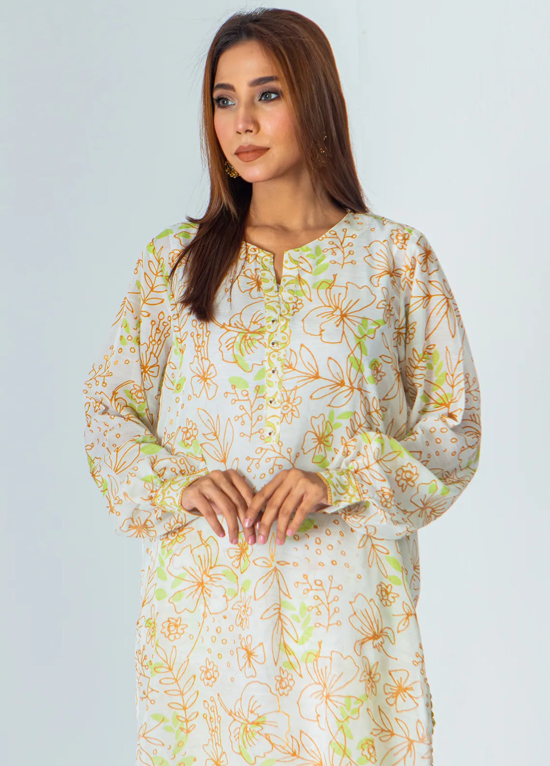 Mahnoor Ejaaz Pret Printed Swiss Lawn 3 Piece Suit ME-SPC 007